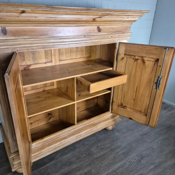 Bauernschrank Kleiderschrank Schrank Massivholz 1,80 m - immagine 15