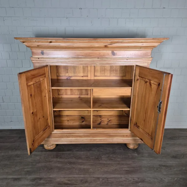 Bauernschrank Kleiderschrank Schrank Massivholz 1,80 m - immagine 13