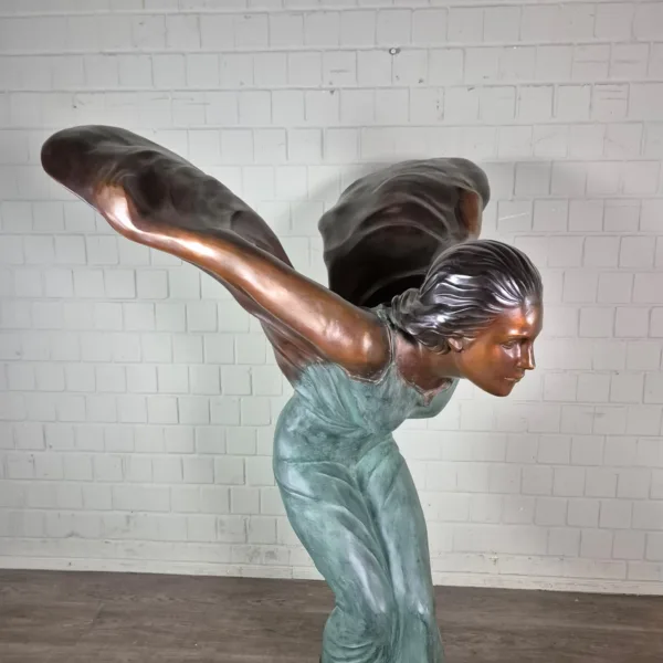 Deko-Figur Skulptur Spirit of Ecstasy Bronze 1,67 m - immagine 8