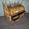 Schreibtisch Louis XV Stil Nussbaum Bronze 1,70 m - immagine 25