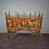 Schreibtisch Louis XV Stil Nussbaum Bronze 1,70 m - immagine 29