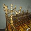 Schreibtisch Louis XV Stil Nussbaum Bronze 1,70 m - immagine 5