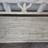 Truhenbank Küchenbank Cremeweiß 1,88 m Kiefer - immagine 7