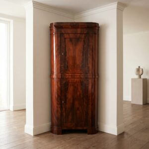 Eckschrank Schrank Biedermeier 1830 Mahagoni