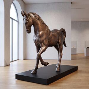 Deko-Figur Skulptur Pferd Pony 1,06 m