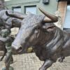 Skulptur Dekoration Stier Bronze 1,55 m - immagine 9