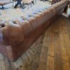 Chesterfield Sofa Couch Leder Antikbraun 4,00 m - immagine 9