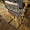 Bistrostuhl Bistrohocker Industrial Design Leder - immagine 7