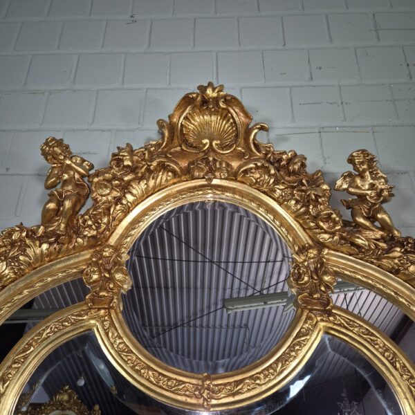 Spiegel Wandspiegel Gold Barockstil 1,08 m x 2,10 m - immagine 8