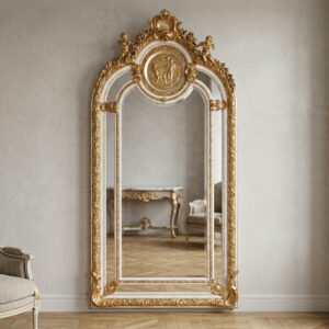 Spiegel Wandspiegel Gold Barockstil 1,08 m x 2,10 m