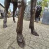 Skulptur Deko-Figur Hirsch Bronze 2,80 m - immagine 9