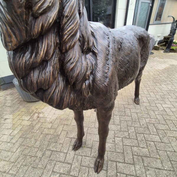 Skulptur Deko-Figur Hirsch Bronze 2,80 m - immagine 13