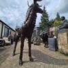 Skulptur Deko-Figur Hirsch Bronze 2,80 m - immagine 8