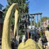 Wasserspeier Skulptur Kranich 2,30 m / 2,75 m - immagine 9