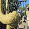 Wasserspeier Skulptur Kranich 2,30 m / 2,75 m - immagine 12