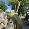 Wasserspeier Skulptur Kranich 2,30 m / 2,75 m - immagine 11