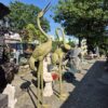 Wasserspeier Skulptur Kranich 2,30 m / 2,75 m