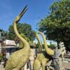 Wasserspeier Skulptur Kranich 2,30 m / 2,75 m - immagine 3