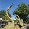 Wasserspeier Skulptur Kranich 2,30 m / 2,75 m - immagine 4