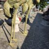 Wasserspeier Skulptur Kranich 2,30 m / 2,75 m - immagine 7