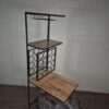 Scooter Minibar Weinregal Metall 0,90 m - immagine 3