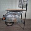 Scooter Minibar Weinregal Metall 0,90 m - immagine 4