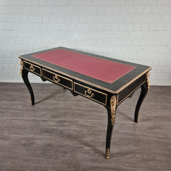 Damenschreibtisch Schreibtisch Louis XV-Stil 1,60 m x 0,80 m - immagine 4