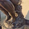 Skulptur Deko-Figur Der Denker Bronze 1,80 m - immagine 10