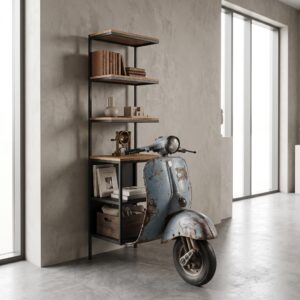 Scooter Regal Bücherregal Metall 0,65 m