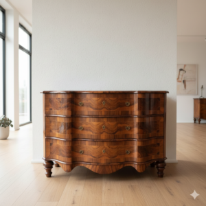 Kommode Barock 1750 Nussbaum