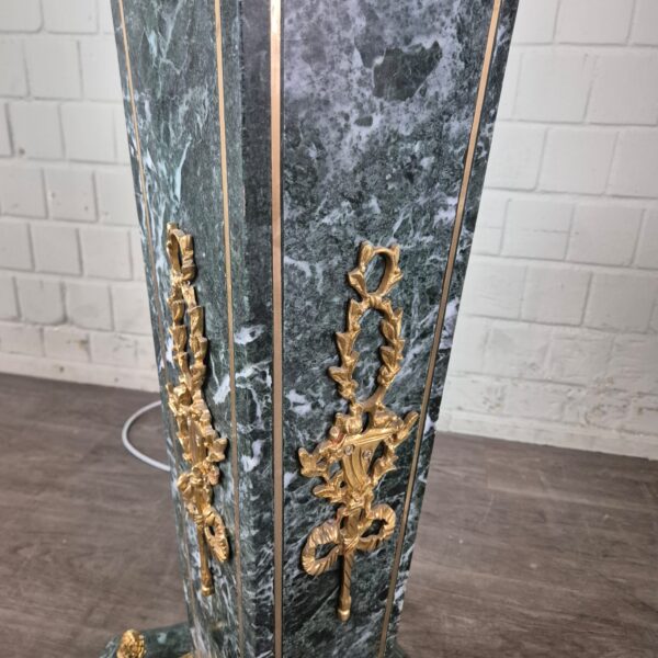 Stehlampe Laterne Messing Marmor 2,10 m - immagine 16