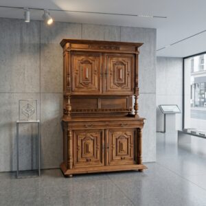 Buffetschrank Schrank Gründerzeit 1880 Nussbaum
