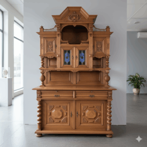 Buffetschrank Schrank Gründerzeit 1890 Eiche