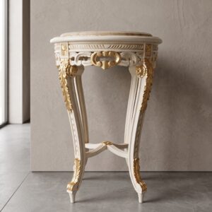 Tisch Beistelltisch Barockstil Ø 0,49 m