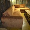 Eckcouch Ecksofa Sofa Couch Rostbraun 2,90 m x 1,90 m Velours - immagine 3