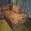 Eckcouch Ecksofa Sofa Couch Rostbraun 2,90 m x 1,90 m Velours - immagine 4
