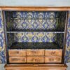 Kommodenaufsatzschrank Schrank Barock 1760 Nussbaum - immagine 15