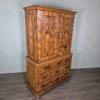 Kommodenaufsatzschrank Schrank Barock 1760 Nussbaum