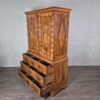 Kommodenaufsatzschrank Schrank Barock 1760 Nussbaum - immagine 22