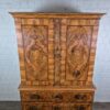 Kommodenaufsatzschrank Schrank Barock 1760 Nussbaum - immagine 5