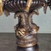 Wasserspeier Wasserspiel Putten Pferde Fische Bronze 1,48 m - immagine 12
