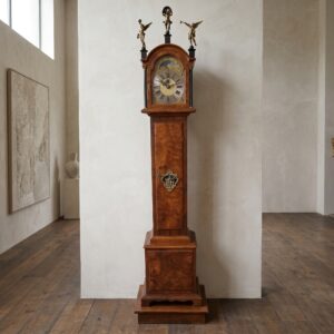 Standuhr Uhr Warmink Nussbaum