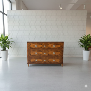 Kommode Empire 1800 Nussbaum