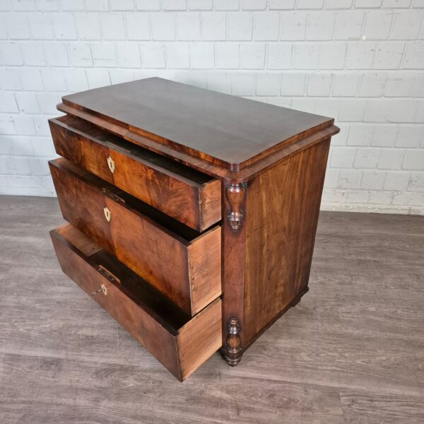 Kommode Louis Philippe 1870 Mahagoni - immagine 8