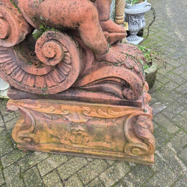 Skulptur Dekoration Putte Cherubim Set Stein 1,45 m - immagine 8