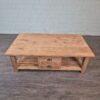 Couchtisch Wohnzimmertisch Teakholz 1,40 m x 0,90 m - immagine 2