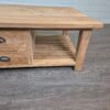 Couchtisch Wohnzimmertisch Teakholz 1,40 m x 0,90 m - immagine 6