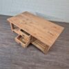 Couchtisch Wohnzimmertisch Teakholz 1,40 m x 0,90 m - immagine 12
