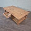 Couchtisch Wohnzimmertisch Teakholz 1,40 m x 0,90 m - immagine 11
