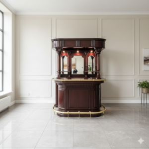 Hausbar Theke Mahagoni 1,70 m